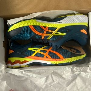 Asics GEL-KAYANO 26 Size 14 RARE Color Mako Yuzu Men US NWT NIB Brand New EUR 49